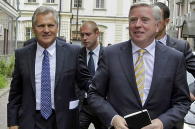 Александр Квасьневский и Патрик Кокс