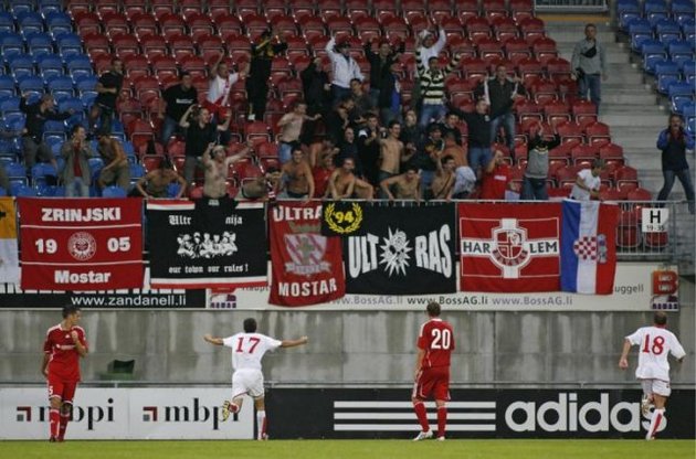 Виїзне шоу хорватських ультрас