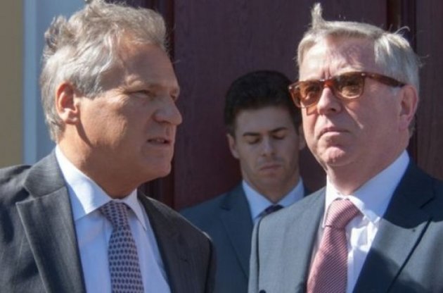 Пэт Кокс и Александр Квасьневский