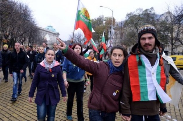 Болгарские студенты осадили парламент
