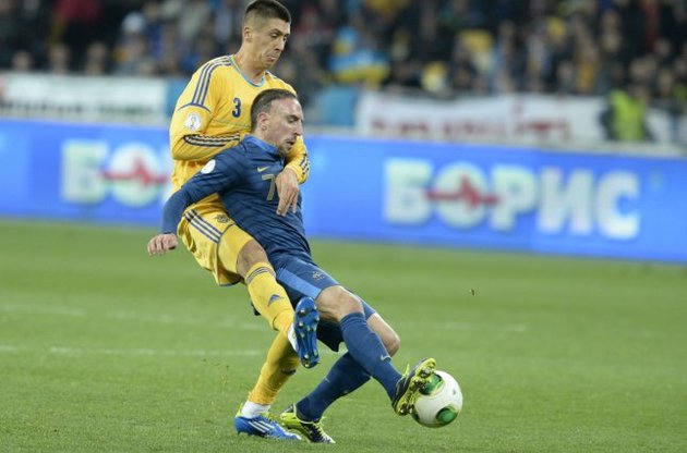 Украина уверенно обыграла Францию в первой игре стыковых матчей отбора ЧМ-2014