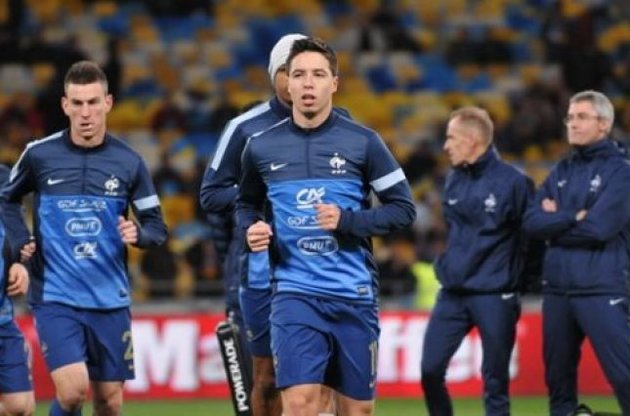 Лидеры французов Насри и Жиру исключены из команды накануне матча с Украиной