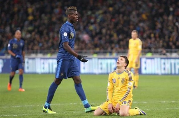 Франция разгромила Украину и пробилась на чемпионат мира