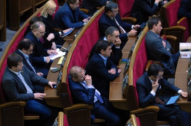 Представители оппозиции в Раде