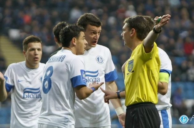 "Днепр" получил дисквалификацию