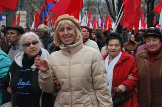 В Кишиневе прошел массовый митинг противников ассоциации с ЕС