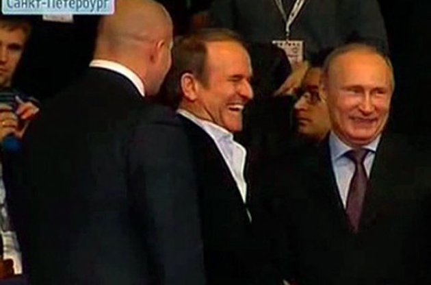 Путин и Медведчук на турнире по самбо обсудили отказ Украины от евроинтеграции
