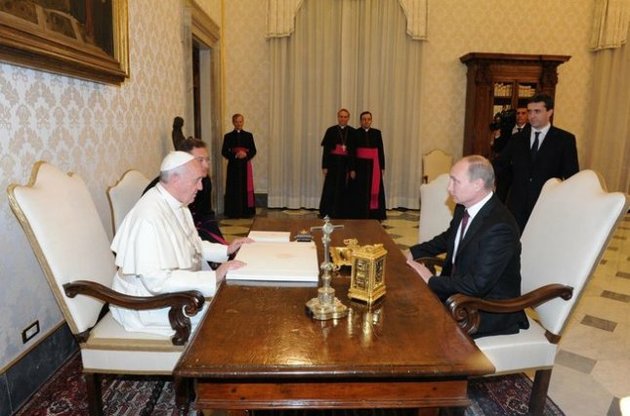 Папа римський на зустрічі з Путіним у Ватикані передав привіт патріарху Кирилу