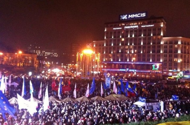 На киевском Евромайдане ждут спикера литовского сейма