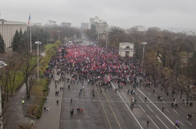 В Молдове проходят акции протестов против Соглашения об ассоциации с ЕС