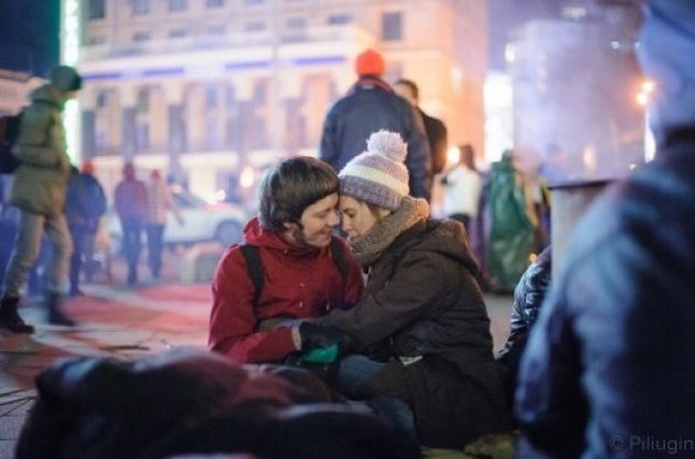 При разгоне Евромайдана в ночь на 30 ноября пострадали 79 человек