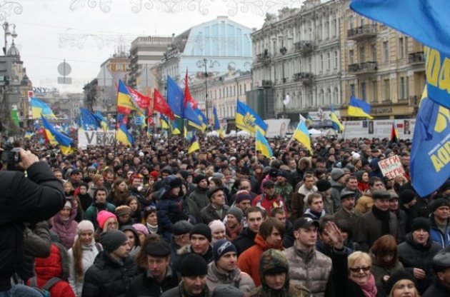 В 12:00 на Евромайдане начнется Марш миллиона