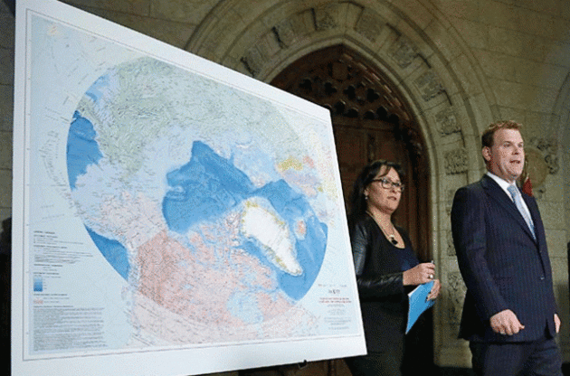 Канада претендует на 1,2 млн кв. километров в Атлантическом океане.