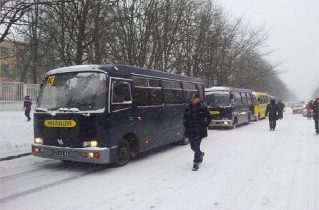 Автобусы МВД в Василькове