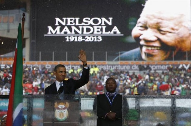На прощание с Нельсоном Манделой приехали 90 мировых лидеров