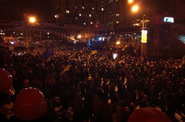 Затриманих вночі на Майдані активістів відпустили
