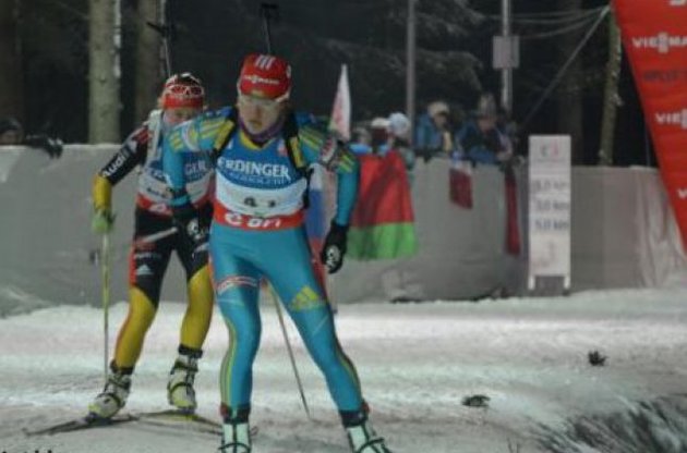 Валя Семеренко фінішувала третьою у спринті на етапі Кубка Світу з біатлону