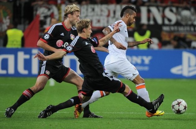 Обыграв &quot;Шахтер&quot;, &quot;Байер&quot; завоевал право играть в 1/8 финала