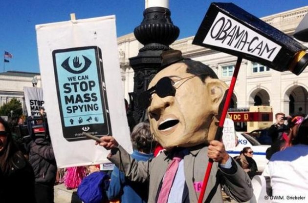 Акция протеста против деятельности АНБ