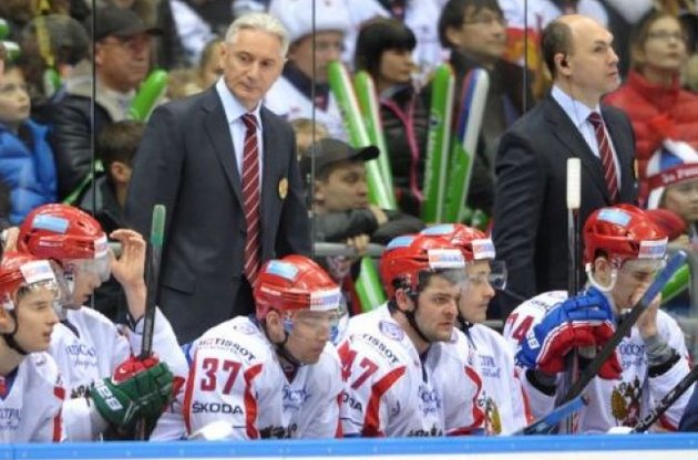 Сборная России по хоккею провалила генеральную репетицию перед Олимпиадой в Сочи