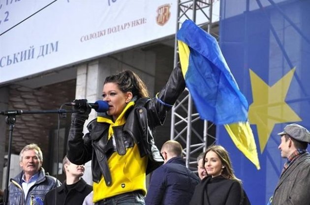 Руслана отказалась от места в руководстве народного объединения "Майдан"