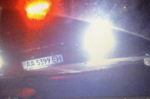 В интернете появилось фото номера автомобиля с регистратора Татьяны Чорновол