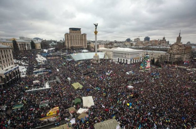 Воскресное вече на Майдане пройдет под лозунгом "Солидарность против террора"