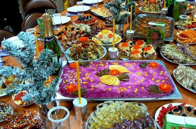 С каждого новогоднего стола украинцы выбросят продуктов на 200 грн
