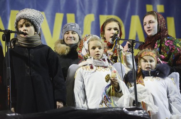 Майдан приготовил рождественскую программу
