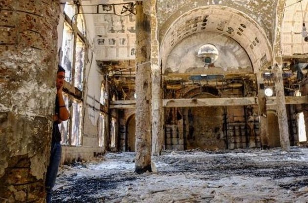 Зруйнована християнська церква в Єгипті