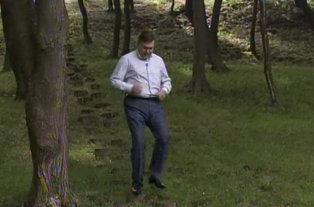 Виктор Янукович в Межигорье