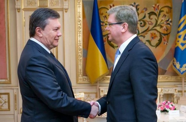 Янукович і Фюле обговорили важливість об'єктивної та неупередженої оцінки внутрішньополітичних процесів в Україні