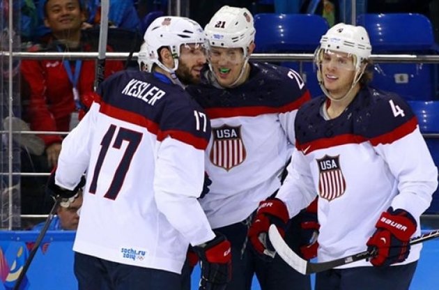 Американські хокеїсти, не залишивши шансів Словаччині, нагадали Росії про розгром на ЧС-2013