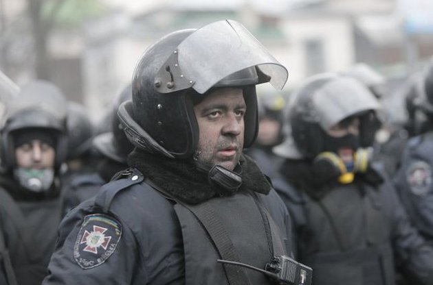Сдавшиеся бойцы ВВ покинули центр Киева
