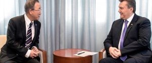 Генсек ООН закликав Януковича не затягувати з виконанням угоди з опозицією