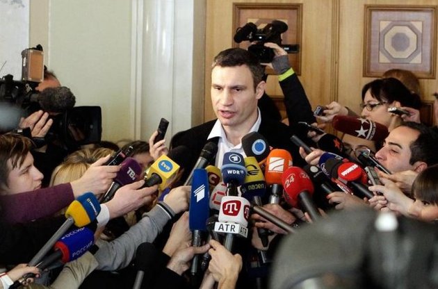 Рада готовится отменить поправку, мешающую Кличко баллотироваться в президенты
