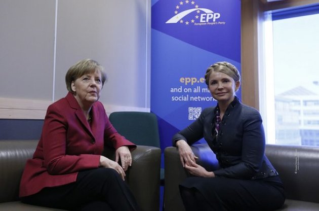 Меркель пообіцяла Тимошенко підтримати Україну