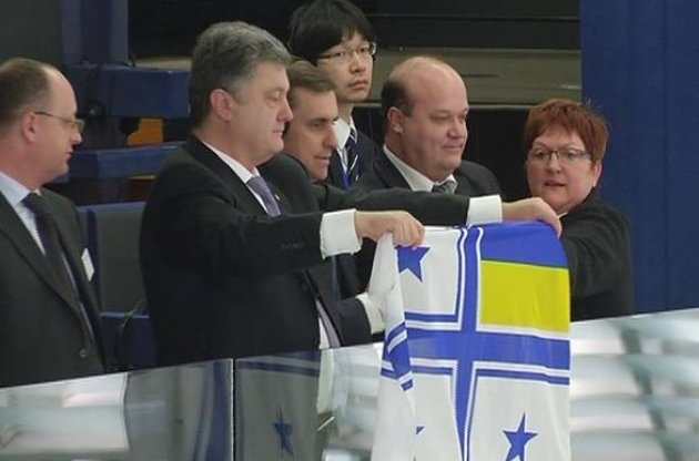 Петр Порошенко в Страсбурге