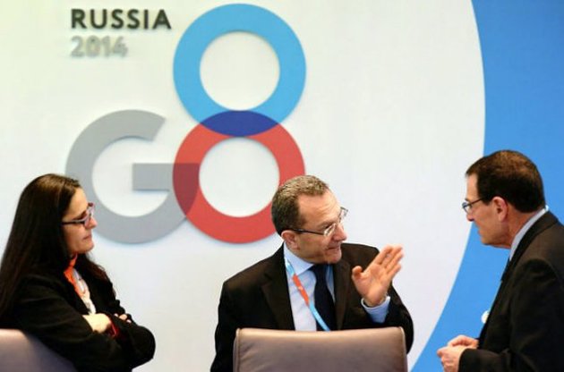 G8 приостановила участие России в "Большой восьмерке"