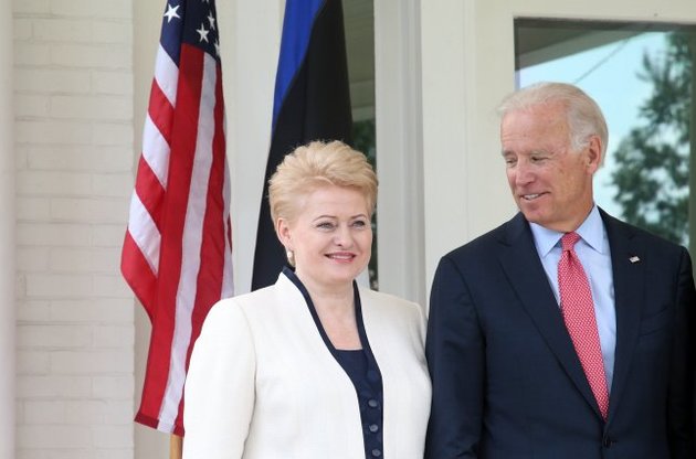 Джо Байден і Даля Грібаускайте