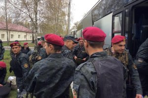 Первый батальон Национальной гвардии отбыл на борьбу с сепаратистами
