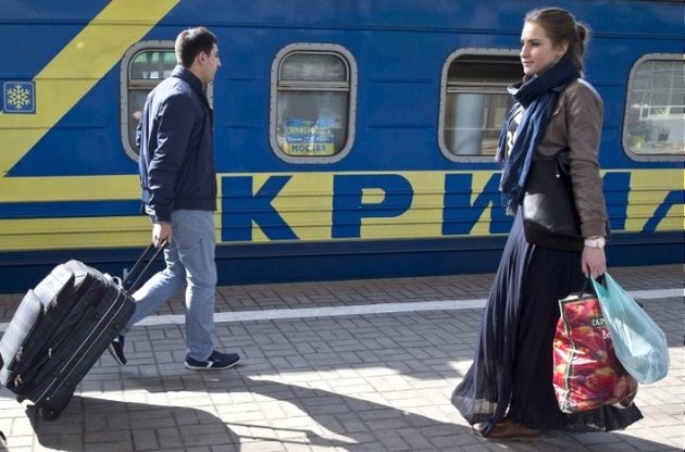 "Укрзалізниця" начала открывать предпродажу билетов на поезда в Крым после 1 июня