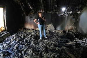 Поселок "Октябрьский" в Донецке: разрушения после боя