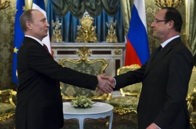 Путін зустрінеться з Олландом 5 червня у Франції