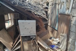 Атака на Амвросиевку – частично разрушен центр города