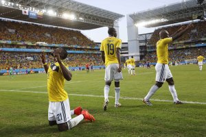 Колумбия стала второй командой, завершившей групповой турнир ЧМ-2014 с тремя победами