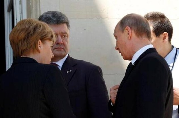 Меркель запропонувала ввести Медведчука як посередника в мирні переговори. Порошенко і Путін погодилися