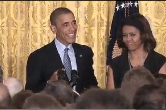 Барак Обама и Мишель Обама