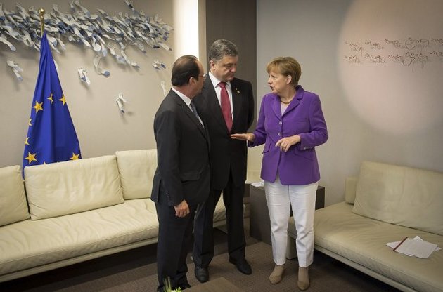 Меркель и Олланд договариваются с Путиным о перемирии на Донбассе