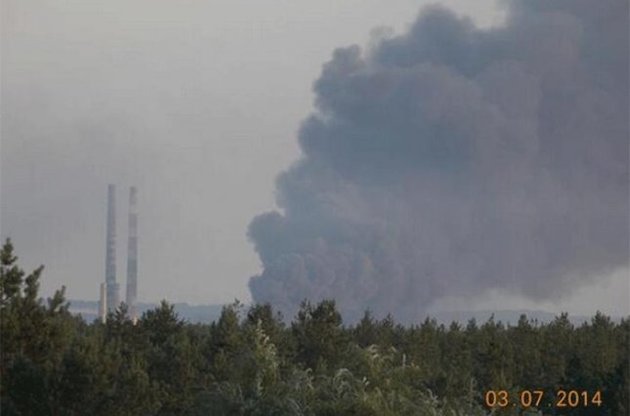 Славянская ТЭС пострадала во время боев